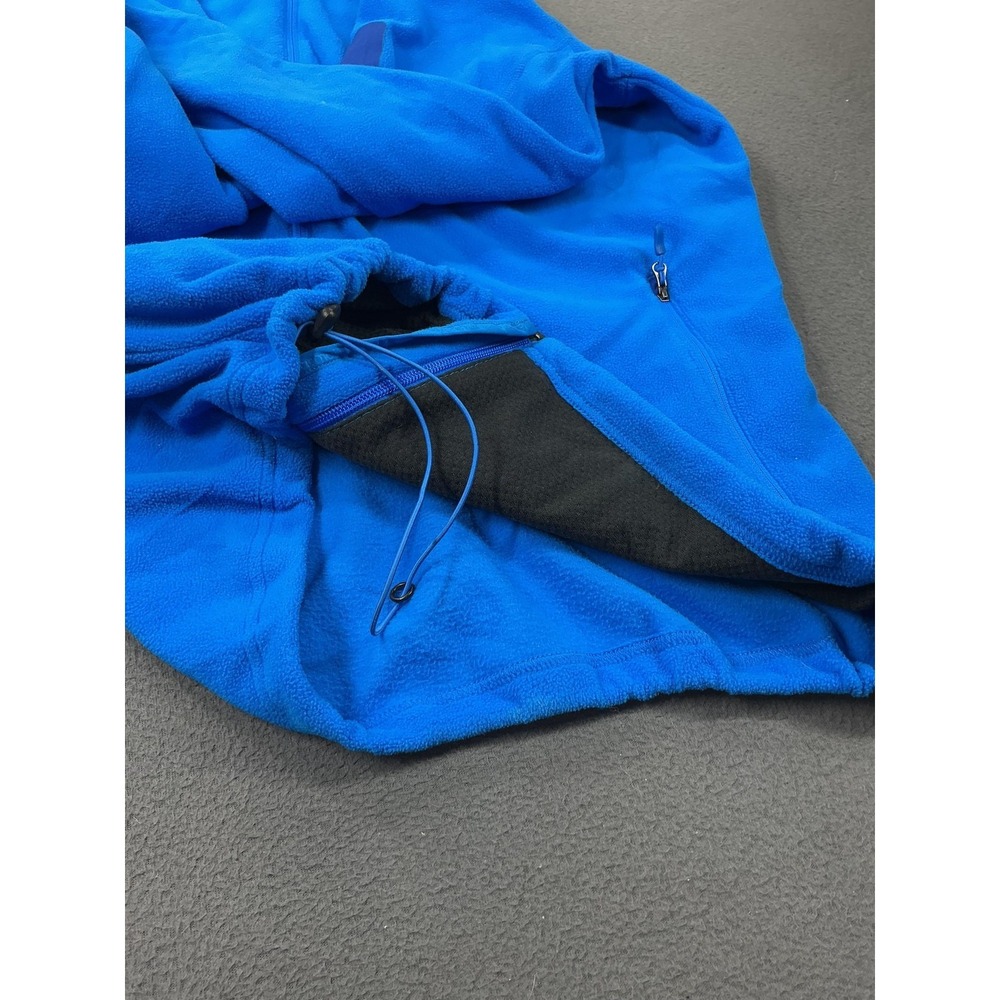Marmot Jacket Mens XL Blue Polartec Fleece Full Zip Drawcord Hem Pockets Outdoor - Picture 6 of 12